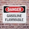 Signmission Gasoline Flammable Danger Sign, Plastic, 10in W x 7in L, 2PK OS-2PACK-DS-P-710-L-1828 - alternate 8